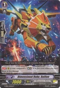 Dimensional Robo, Dailion - G-EB01: Cosmic Roar - Cardfight Vanguard card
