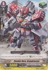 Cosmic Hero, Grandrescue - G-EB01: Cosmic Roar - Cardfight Vanguard card