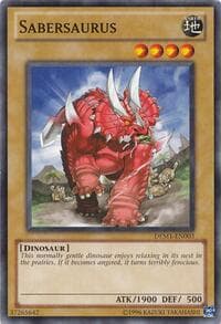Sabersaurus - Demo Pack - YuGiOh card