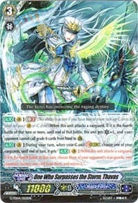 One Who Surpasses the Storm, Thavas RRR - G-TD04: Blue Cavalry of the Divine Marine Spirits - Cardfight Vanguard card