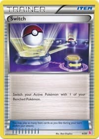 Switch (Sylveon) - XY Trainer Kit: Sylveon & Noivern - Pokemon card