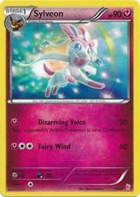 Sylveon (#15 - Non-Holo) - XY Trainer Kit: Sylveon & Noivern - Pokemon card