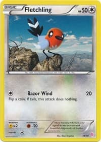 Fletchling (#19) - XY Trainer Kit: Sylveon & Noivern - Pokemon card