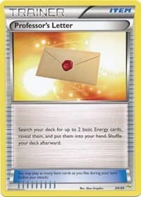 Professor's Letter (Noivern) - XY Trainer Kit: Sylveon & Noivern - Pokemon card