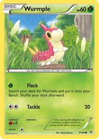 Wurmple - XY - Roaring Skies - Pokemon card