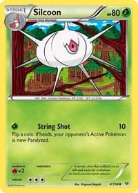 Silcoon - XY - Roaring Skies - Pokemon card