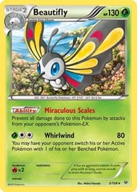 Beautifly - XY - Roaring Skies - Pokemon card