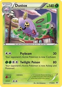 Dustox (7) - XY - Roaring Skies - Pokemon card