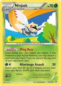 Ninjask - XY - Roaring Skies - Pokemon card