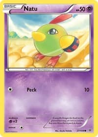 Natu (27) - XY - Roaring Skies - Pokemon card