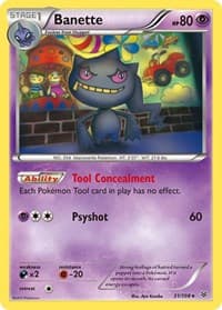 Banette (31) - XY - Roaring Skies - Pokemon card