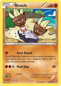 Binacle - XY - Roaring Skies - Pokemon card