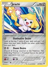 Jirachi - XY - Roaring Skies - Pokemon card