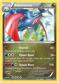 Salamence - XY - Roaring Skies - Pokemon card