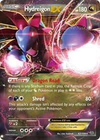 Hydreigon EX - XY - Roaring Skies - Pokemon card