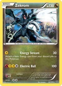 Zekrom - XY - Roaring Skies - Pokemon card