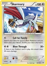 Skarmory - XY - Roaring Skies - Pokemon card
