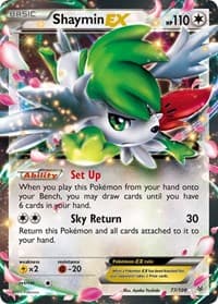 Shaymin EX - XY - Roaring Skies - Pokemon card