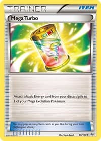 Mega Turbo - XY - Roaring Skies - Pokemon card