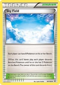 Sky Field - XY - Roaring Skies - Pokemon card