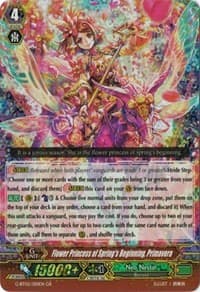 Flower Princess of Spring's Beginning, Primavera - G-BT02: Soaring Ascent of Gale & Blossom - Cardfight Vanguard card