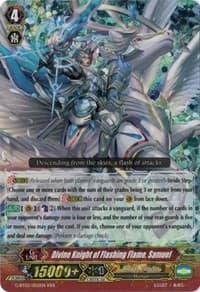 Divine Knight of Flashing Flame, Samuel - G-BT02: Soaring Ascent of Gale & Blossom - Cardfight Vanguard card