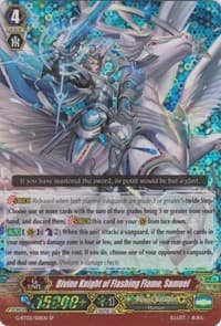 Divine Knight of Flashing Flame, Samuel (SP) - G-BT02: Soaring Ascent of Gale & Blossom - Cardfight Vanguard card