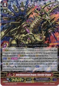 Interdimensional Dragon, Faterider Dragon - G-BT02: Soaring Ascent of Gale & Blossom - Cardfight Vanguard card