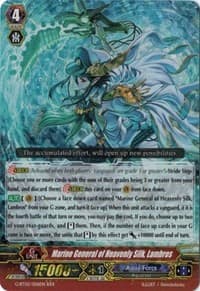 Marine General of Heavenly Silk, Lambros - G-BT02: Soaring Ascent of Gale & Blossom - Cardfight Vanguard card