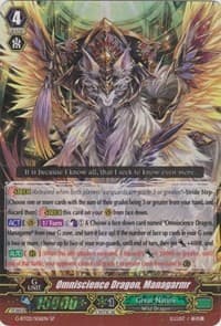 Omniscience Dragon, Managarmr (SP) - G-BT02: Soaring Ascent of Gale & Blossom - Cardfight Vanguard card