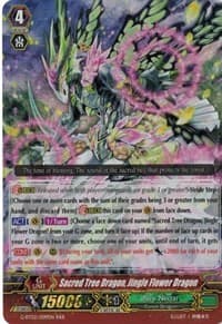 Sacred Tree Dragon, Jingle Flower Dragon - G-BT02: Soaring Ascent of Gale & Blossom - Cardfight Vanguard card