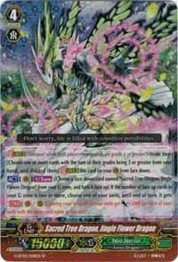 Sacred Tree Dragon, Jingle Flower Dragon (SP) - G-BT02: Soaring Ascent of Gale & Blossom - Cardfight Vanguard card