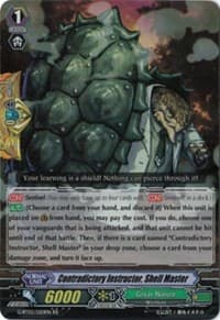 Contradictory Instructor, Shell Master - G-BT02: Soaring Ascent of Gale & Blossom - Cardfight Vanguard card