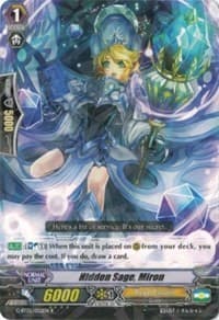 Hidden Sage, Miron - G-BT02: Soaring Ascent of Gale & Blossom - Cardfight Vanguard card