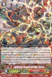 Lightning Dragon Knight, Zorras - G-BT02: Soaring Ascent of Gale & Blossom - Cardfight Vanguard card