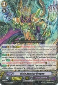 Nixie Number Dragon - G-BT02: Soaring Ascent of Gale & Blossom - Cardfight Vanguard card