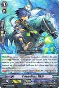 Kelpie Rider, Nikki - G-BT02: Soaring Ascent of Gale & Blossom - Cardfight Vanguard card