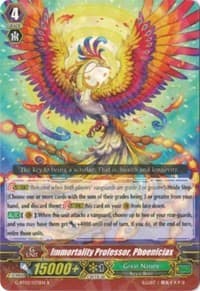 Immortality Professor, Phoeniciax - G-BT02: Soaring Ascent of Gale & Blossom - Cardfight Vanguard card