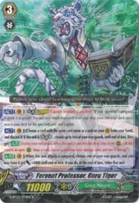 Fervent Professor, Guru Tiger - G-BT02: Soaring Ascent of Gale & Blossom - Cardfight Vanguard card