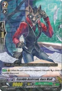 Capable Assistant, Guru Wolf - G-BT02: Soaring Ascent of Gale & Blossom - Cardfight Vanguard card