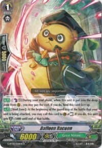 Balloon Raccoon - G-BT02: Soaring Ascent of Gale & Blossom - Cardfight Vanguard card