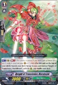 Knight of Transience, Marehope - G-BT02: Soaring Ascent of Gale & Blossom - Cardfight Vanguard card