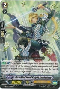 Pure Wind Jewel Knight, Kymbelinus - G-BT02: Soaring Ascent of Gale & Blossom - Cardfight Vanguard card