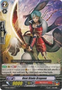 Heat Blade Dragoon - G-BT02: Soaring Ascent of Gale & Blossom - Cardfight Vanguard card