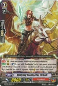 Undying Eradicator, Schub - G-BT02: Soaring Ascent of Gale & Blossom - Cardfight Vanguard card