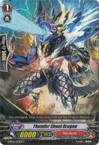 Thunder Shout Dragon - G-BT02: Soaring Ascent of Gale & Blossom - Cardfight Vanguard card