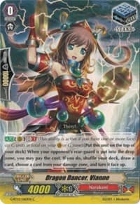 Dragon Dancer, Vianne - G-BT02: Soaring Ascent of Gale & Blossom - Cardfight Vanguard card
