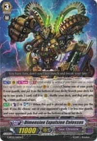 Dimensional Expulsion Colossus - G-BT02: Soaring Ascent of Gale & Blossom - Cardfight Vanguard card