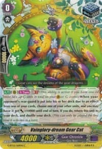 Vainglory-dream Gear Cat - G-BT02: Soaring Ascent of Gale & Blossom - Cardfight Vanguard card