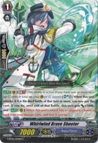 Whirlwind Brave Shooter - G-BT02: Soaring Ascent of Gale & Blossom - Cardfight Vanguard card